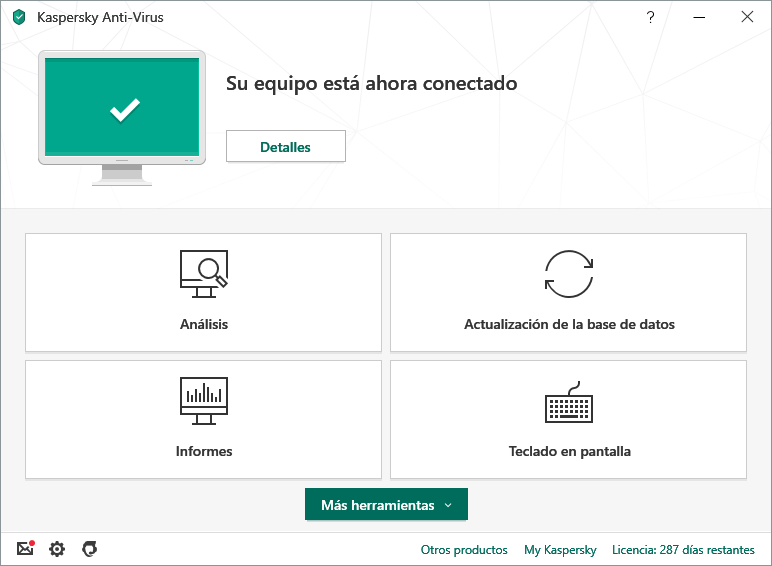 Captura kaspersky 2020